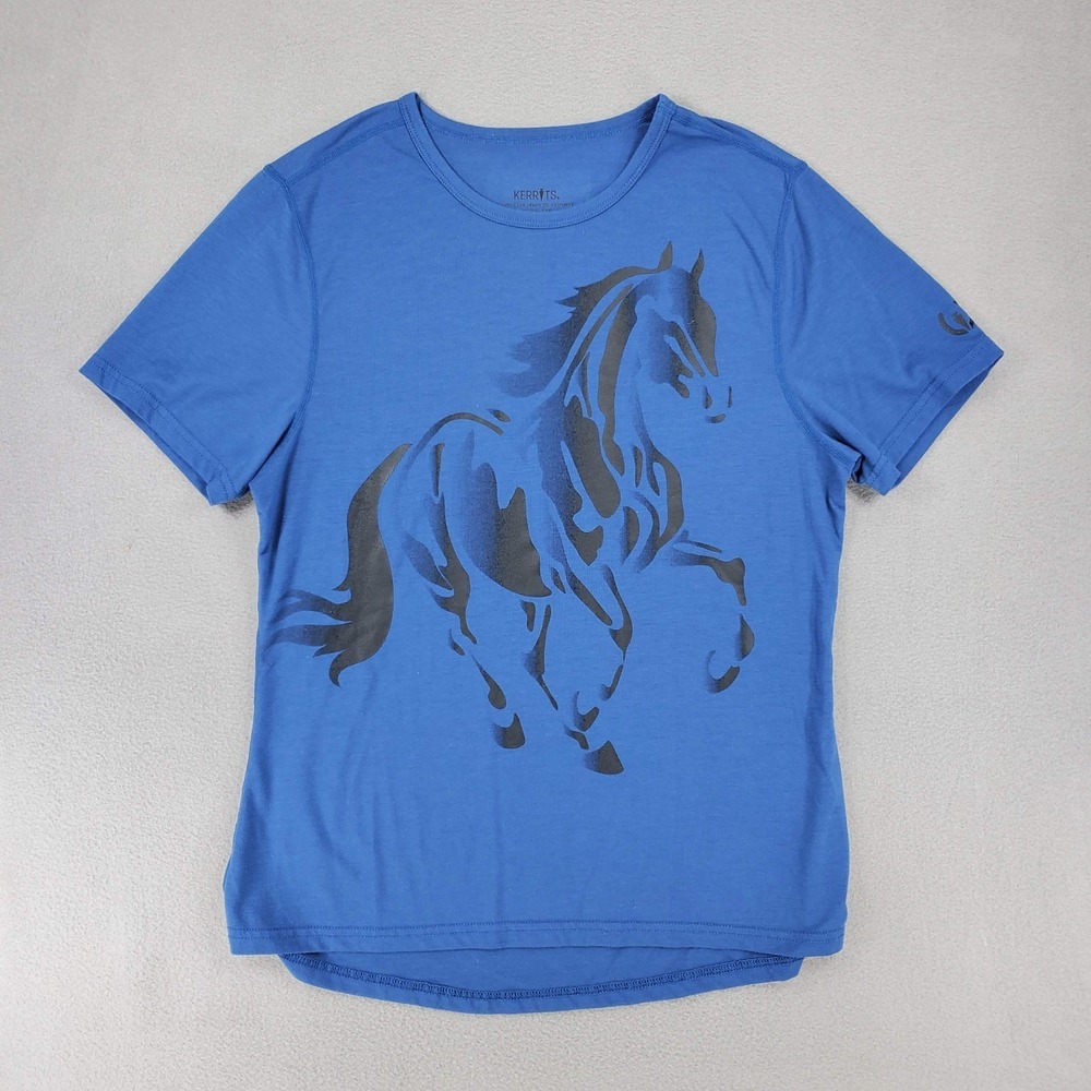 Kerrits Equestrian Womens Size M Short Sleeve Tee Riding T‎ Shirt Horse Graphic